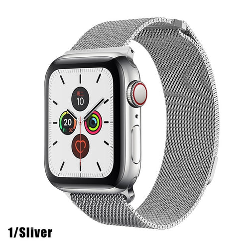 Stainless Steel Milanese Mesh Apple Watch Band