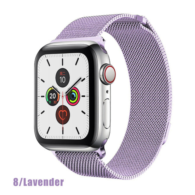 Stainless Steel Milanese Mesh Apple Watch Band