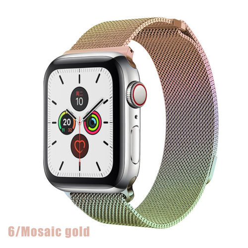 Stainless Steel Milanese Mesh Apple Watch Band