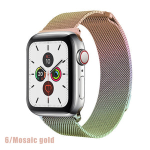 Stainless Steel Milanese Mesh Apple Watch Band