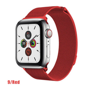 Stainless Steel Milanese Mesh Apple Watch Band