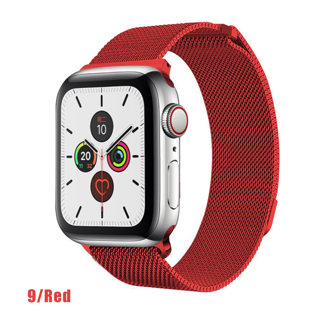 Stainless Steel Milanese Mesh Apple Watch Band