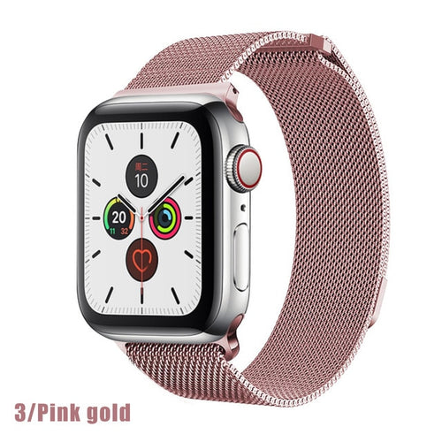 Stainless Steel Milanese Mesh Apple Watch Band