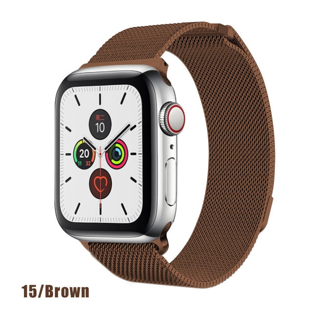 Stainless Steel Milanese Mesh Apple Watch Band