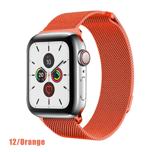 Stainless Steel Milanese Mesh Apple Watch Band
