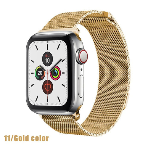 Stainless Steel Milanese Mesh Apple Watch Band