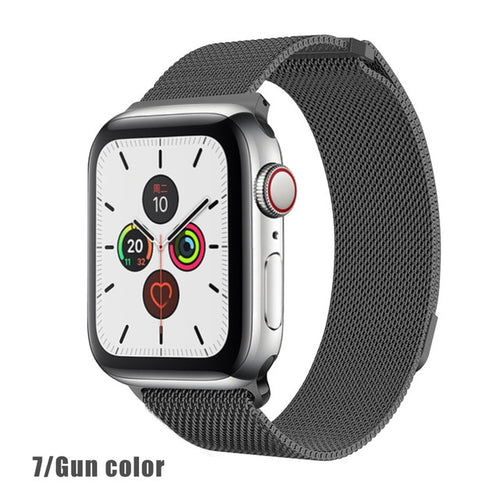 Stainless Steel Milanese Mesh Apple Watch Band