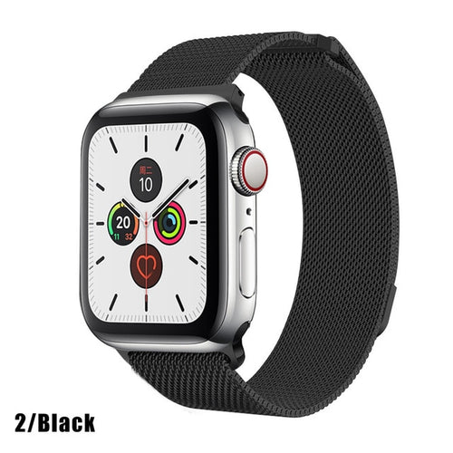 Stainless Steel Milanese Mesh Apple Watch Band