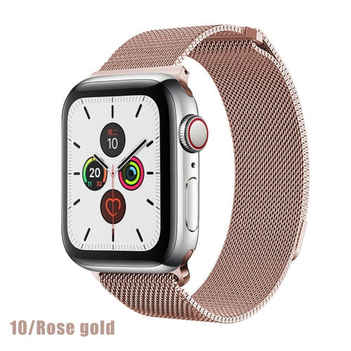 Stainless Steel Milanese Mesh Apple Watch Band