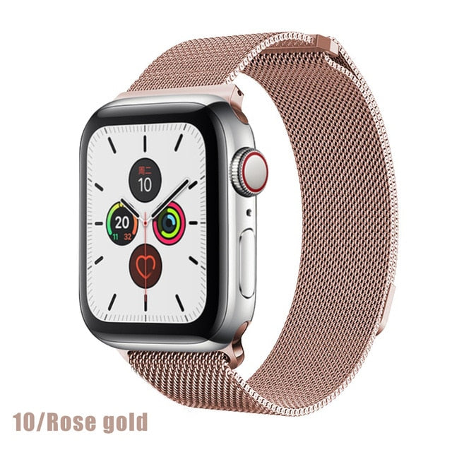 Stainless Steel Milanese Mesh Apple Watch Band