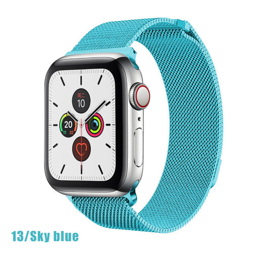 Stainless Steel Milanese Mesh Apple Watch Band