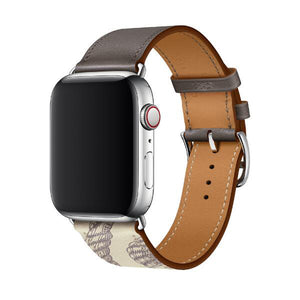 Multi Color Genuine Leather Apple Watch Band