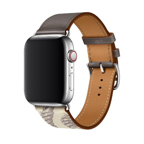 Multi Color Genuine Leather Apple Watch Band